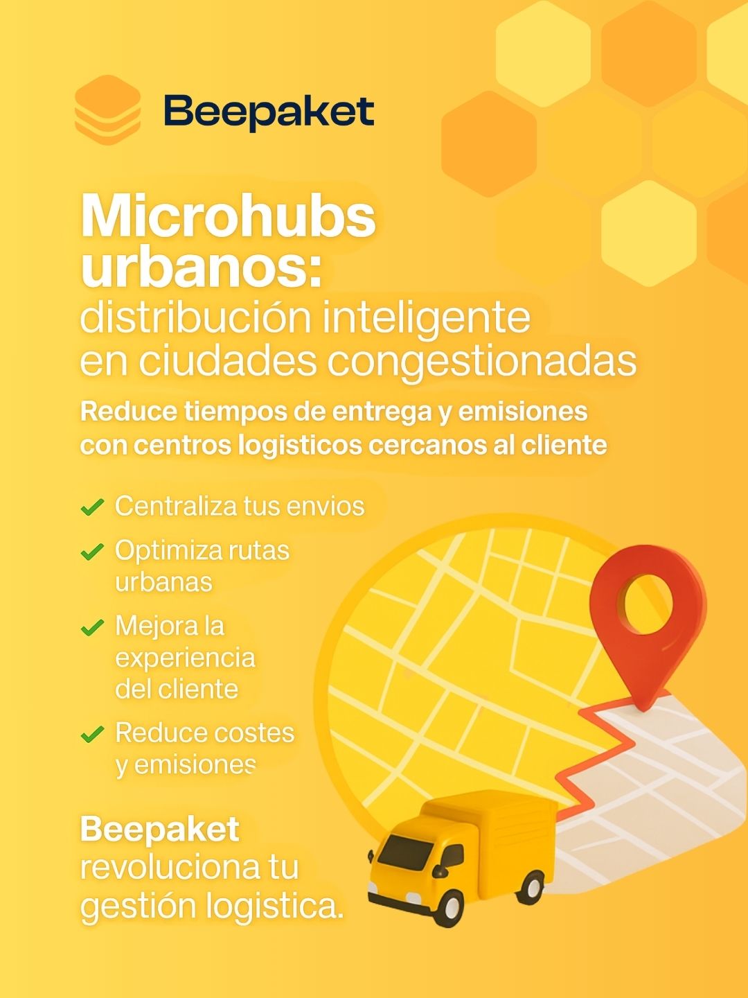 Microhubs urbanos: el futuro de la distribución en ciudades congestionadas